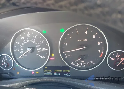 2014 BMW 328I xDrive z USA, uszkodzony, nr VIN WBA3G7C50EKN37288